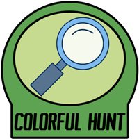 A Colorful Hunt Badge