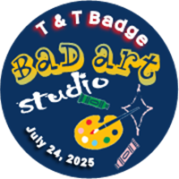 T&T: Bad Art Studio Badge